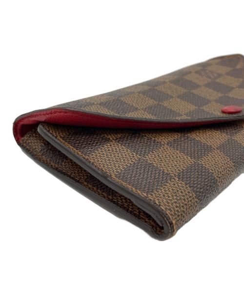 LOUIS VUITTON（ルイ ヴィトン）LOUIS VUITTON (ルイ ヴィトン) ダミエ ポルトフォイユ・ジョセフィーヌ　長財布 ブラウンの古着・服飾アイテム