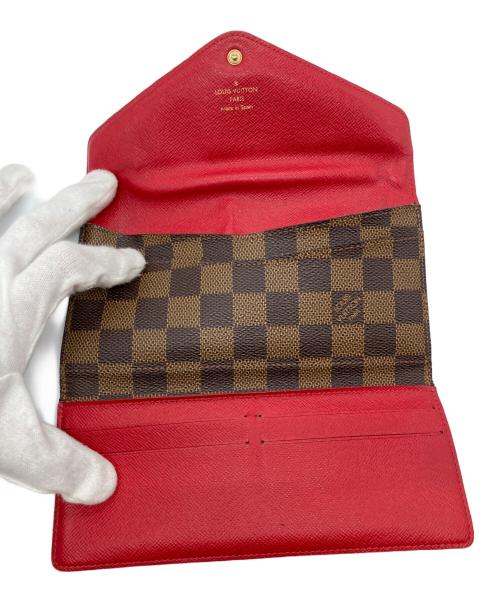 LOUIS VUITTON（ルイ ヴィトン）LOUIS VUITTON (ルイ ヴィトン) ダミエ ポルトフォイユ・ジョセフィーヌ　長財布 ブラウンの古着・服飾アイテム