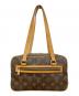 LOUIS VUITTON（ルイ ヴィトン）の古着「シテMM モノグラム ショルダーバック」｜ブラウン