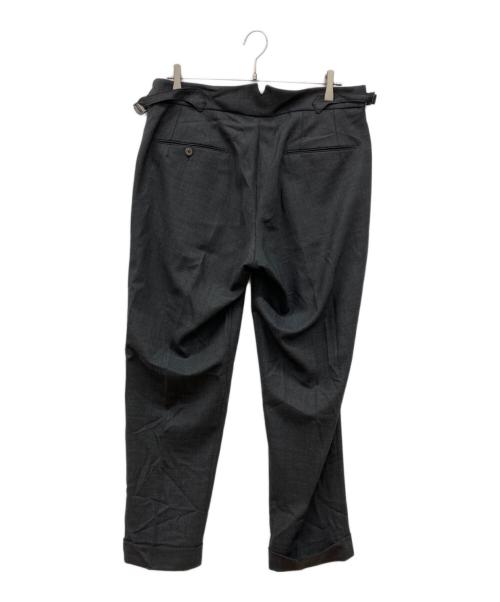 BERWICH（ベルウィッチ）BERWICH (ベルウィッチ) SCOTCHスコッチ ウォッシャブルストレッチウールサージ2インプリーツクロップドパンツ グレー サイズ:48の古着・服飾アイテム