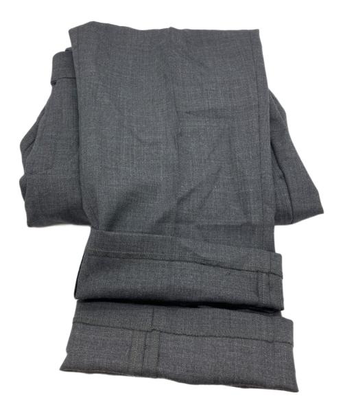 BERWICH（ベルウィッチ）BERWICH (ベルウィッチ) SCOTCHスコッチ ウォッシャブルストレッチウールサージ2インプリーツクロップドパンツ グレー サイズ:48の古着・服飾アイテム