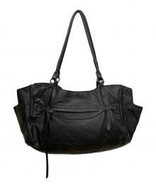 FLORIAN DENICOURT（フロリアンデュニクール）の古着「レザートートバッグ」｜ブラック