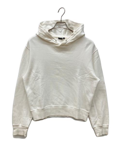 theory（セオリー）theory (セオリー) SOFT TERRY JERSEYパーカー ホワイト サイズ:Sの古着・服飾アイテム