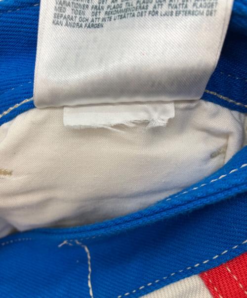 DIESEL（ディーゼル）DIESEL (ディーゼル) 切替カラーデニムパンツ トリコロールカラー サイズ: 63.5cm (W25)の古着・服飾アイテム