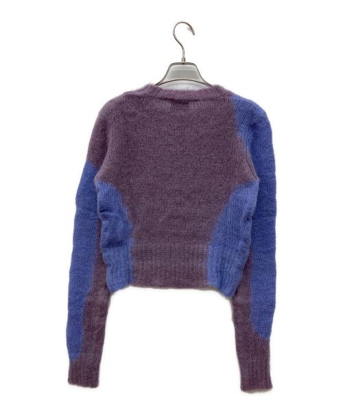 DIESEL（ディーゼル）DIESEL (ディーゼル) モヘヤウールニットセーター パープル サイズ:Ｓ 未使用品の古着・服飾アイテム