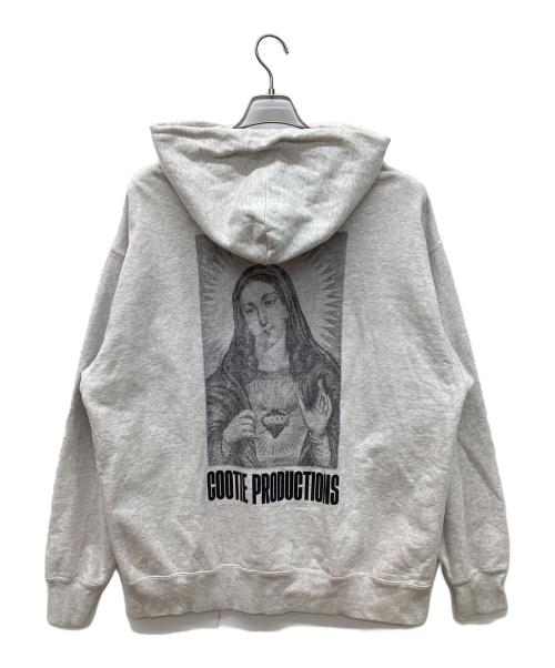 COOTIE PRODUCTIONS（クーティープロダクツ）COOTIE PRODUCTIONS (クーティープロダクツ) Print Sweat Hoodie (MARY)　プリント スウェット フーディー グレー サイズ:Mの古着・服飾アイテム