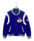Rugby Ralph Laurenラグビーラルフローレン）の古着「Rugby Ralph Lauren　ラグビーラルフローレン　スタジャン」｜ネイビー