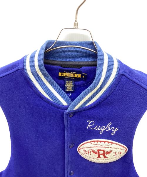 Rugby Ralph Lauren（ラグビーラルフローレン）Rugby Ralph Lauren (ラグビーラルフローレン) R.L.R.F.C. ALL STARS スウェットスタジャン ネイビー サイズ:Ｍの古着・服飾アイテム
