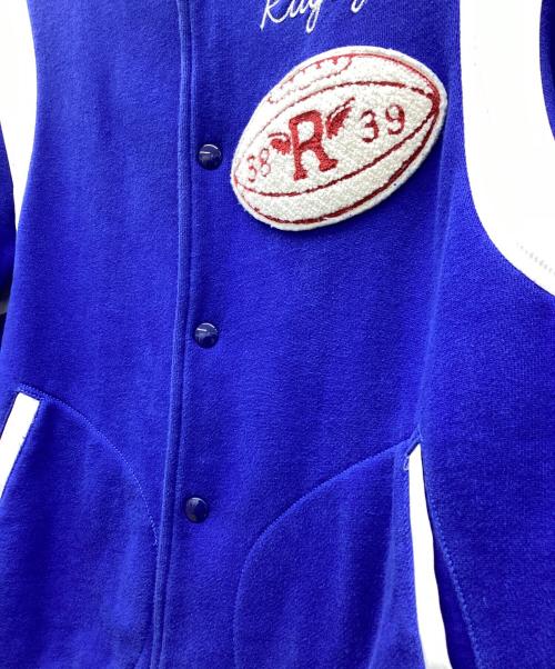 Rugby Ralph Lauren（ラグビーラルフローレン）Rugby Ralph Lauren (ラグビーラルフローレン) R.L.R.F.C. ALL STARS スウェットスタジャン ネイビー サイズ:Ｍの古着・服飾アイテム
