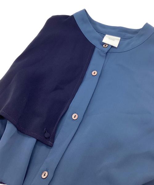HARE（ハレ）HARE (ハレ) ソデプリーツキリカエワンピース ネイビー サイズ:FREEの古着・服飾アイテム