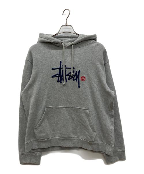 stussy（ステューシー）stussy (ステューシー) C. HOOD プルオーバーフーディー ブラック サイズ:Mの古着・服飾アイテム