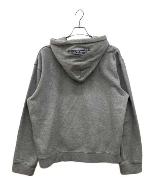 stussy（ステューシー）stussy (ステューシー) C. HOOD プルオーバーフーディー ブラック サイズ:Mの古着・服飾アイテム