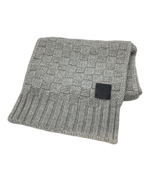 LOUIS VUITTON（ルイ ヴィトン）LOUIS VUITTON (ルイ ヴィトン) エシャルプ ヘルシンキ/カシミヤストール グレーの古着・服飾アイテム