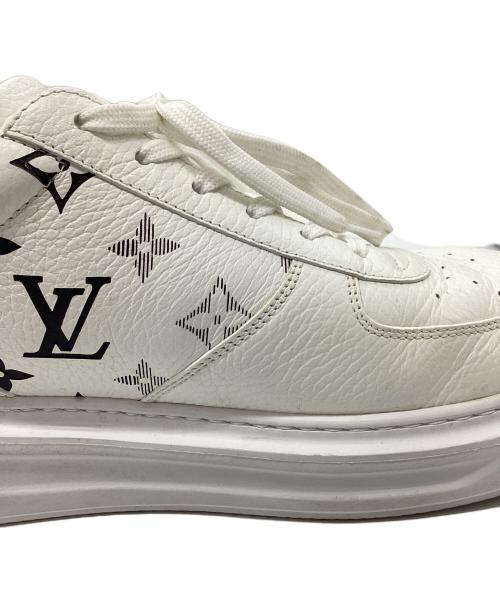 LOUIS VUITTON（ルイ ヴィトン）LOUIS VUITTON (ルイ ヴィトン) ビバリーヒルズラインローカットスニーカー ホワイト サイズ:7 1/2の古着・服飾アイテム