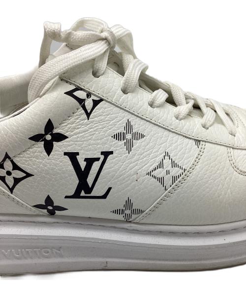 LOUIS VUITTON（ルイ ヴィトン）LOUIS VUITTON (ルイ ヴィトン) ビバリーヒルズラインローカットスニーカー ホワイト サイズ:7 1/2の古着・服飾アイテム