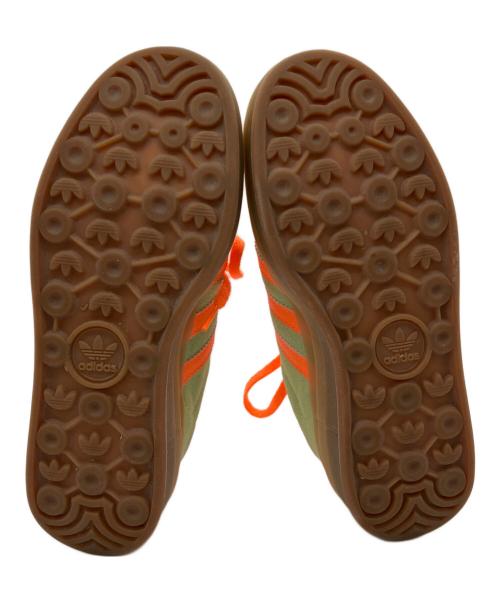 adidas（アディダス）adidas (アディダス) ガゼルボールド / Gazelle Bold　ローカットスニーカー グリーン×オレンジ サイズ:23.5の古着・服飾アイテム