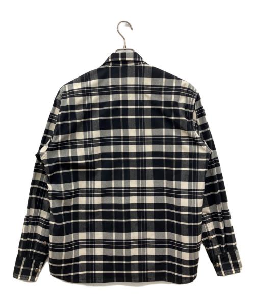 THE NORTH FACE（ザ ノース フェイス）THE NORTH FACE (ザ ノース フェイス) ロングスリーブストレッチフランネルシャツ ブラック サイズ:Mの古着・服飾アイテム