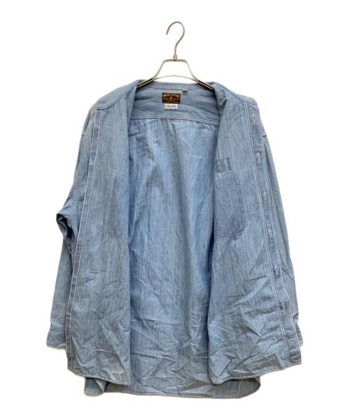 BUZZ RICKSON'S（バズリクソンズ）Buzz Rickson's (バズリクソンズ) INSCRIRE (アンスクリア) シャンブレーシャツ インディゴ サイズ:Lの古着・服飾アイテム