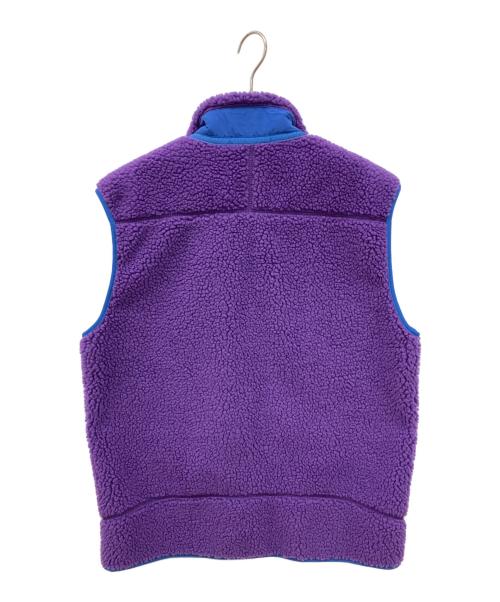 Patagonia（パタゴニア）Patagonia (パタゴニア) Men's Classic Retro-X Vest　メンズ・クラシック・レトロX・ベスト　ボアベスト パープル サイズ:Lの古着・服飾アイテム