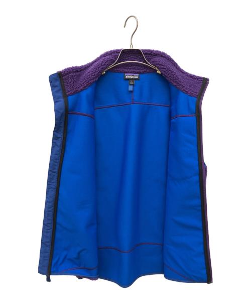 Patagonia（パタゴニア）Patagonia (パタゴニア) Men's Classic Retro-X Vest　メンズ・クラシック・レトロX・ベスト　ボアベスト パープル サイズ:Lの古着・服飾アイテム