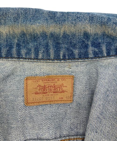 LEVI'S（リーバイス）LEVI'S (リーバイス) 80's  USA製 スモールe ボタン裏刻印527 71205-0213トラッカージャケット　デニムジャケット　Ｇジャン インディゴ サイズ:40の古着・服飾アイテム