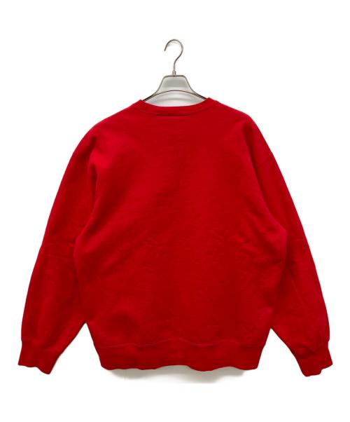 SUPREME（シュプリーム）SUPREME (シュプリーム) WTAPS (ダブルタップス) 21AW Crewneck Sweatshirt　コラボスウェットシャツ レッド サイズ:XLの古着・服飾アイテム