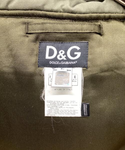 DOLCE & GABBANA（ドルチェ＆ガッバーナ）DOLCE & GABBANA (ドルチェ＆ガッバーナ) ミリタリーモッズコート オリーブ サイズ:Ｌの古着・服飾アイテム