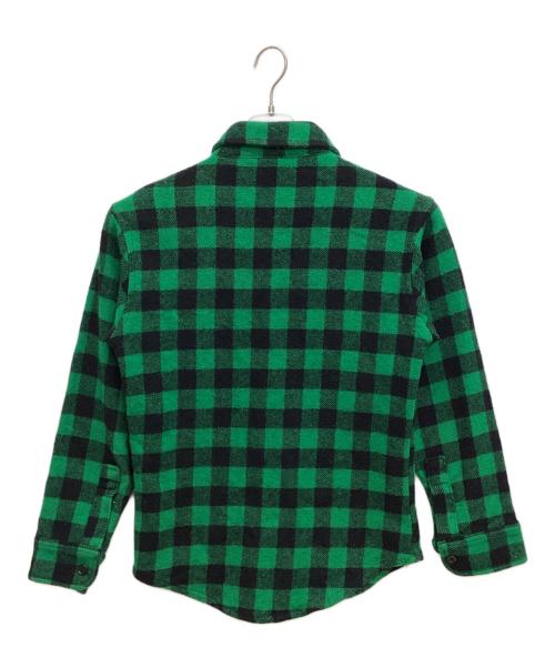 WOOLRICH（ウールリッチ）WOOLRICH (ウールリッチ) ヴィンテージチェックネルシャツ グリーン サイズ:不明の古着・服飾アイテム