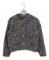 23区（ニジュウサンク）の古着「GIOLICA ボタン ツイード ジャケット」｜ネイビー