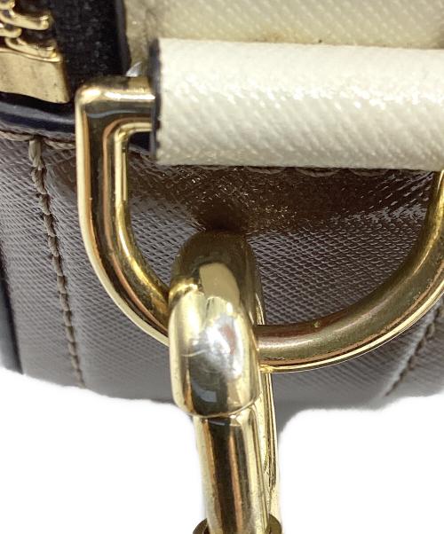 MARC JACOBS（マークジェイコブス）MARC JACOBS (マークジェイコブズ) スナップショット　ショルダーバッグ ブラウンの古着・服飾アイテム