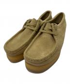 CLARKSクラークス）の古着「厚底ワラビーシューズ　Wallacraft Bee」｜ベージュ