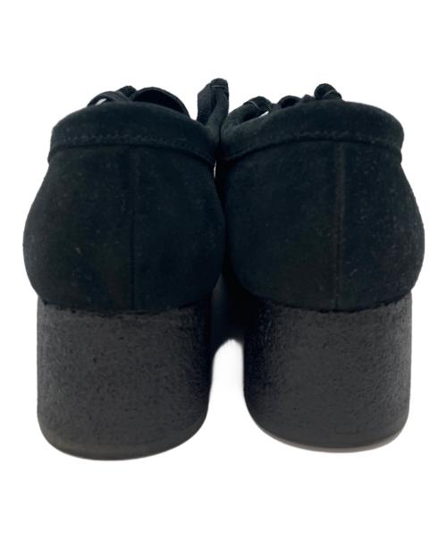 CLARKS（クラークス）CLARKS (クラークス) 厚底ワラビーシューズ　Wallacraft Bee ブラック サイズ:24.5の古着・服飾アイテム