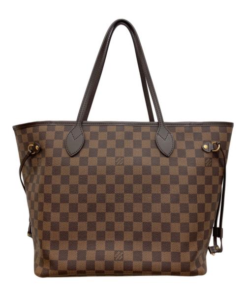 LOUIS VUITTON（ルイ ヴィトン）LOUIS VUITTON (ルイ ヴィトン) ネヴァーフルMM ダミエ・エベヌ トートバッグ ブラウンの古着・服飾アイテム