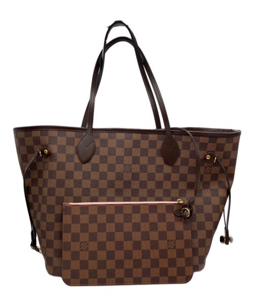 LOUIS VUITTON（ルイ ヴィトン）LOUIS VUITTON (ルイ ヴィトン) ネヴァーフルMM ダミエ・エベヌ トートバッグ ブラウンの古着・服飾アイテム