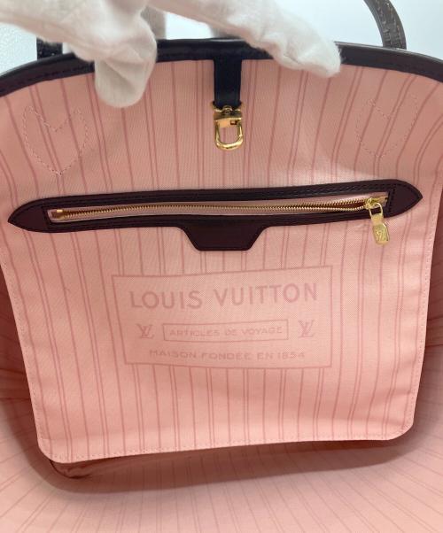LOUIS VUITTON（ルイ ヴィトン）LOUIS VUITTON (ルイ ヴィトン) ネヴァーフルMM ダミエ・エベヌ トートバッグ ブラウンの古着・服飾アイテム