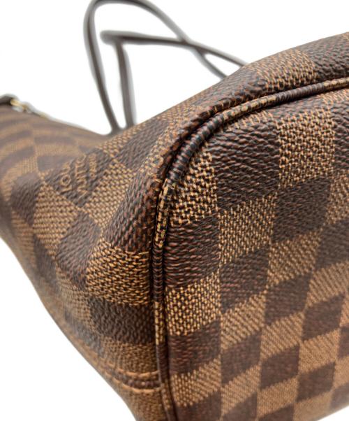 LOUIS VUITTON（ルイ ヴィトン）LOUIS VUITTON (ルイ ヴィトン) ネヴァーフルMM ダミエ・エベヌ トートバッグ ブラウンの古着・服飾アイテム