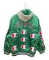 Champion (チャンピオン) Supreme (シュプリーム) Hooded Satin Varsity Jacket コラボフーデットサテンヴァーシティジャケット　 グリーン サイズ:XL：15000円