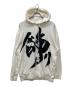 GROUND Y（グラウンドワイ）の古着「22AW コラボプリントパーカー　フーディ」｜ホワイト