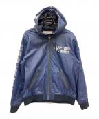 AVIREXアヴィレックス）の古着「レザージャケット」｜ネイビー