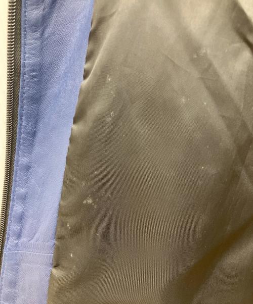 AVIREX（アヴィレックス）AVIREX (アヴィレックス) レザージャケット ネイビー サイズ:2XLの古着・服飾アイテム