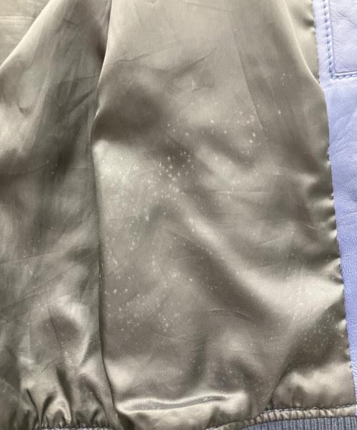 AVIREX（アヴィレックス）AVIREX (アヴィレックス) レザージャケット ネイビー サイズ:2XLの古着・服飾アイテム