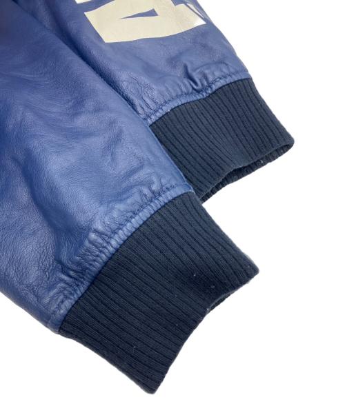 AVIREX（アヴィレックス）AVIREX (アヴィレックス) レザージャケット ネイビー サイズ:2XLの古着・服飾アイテム