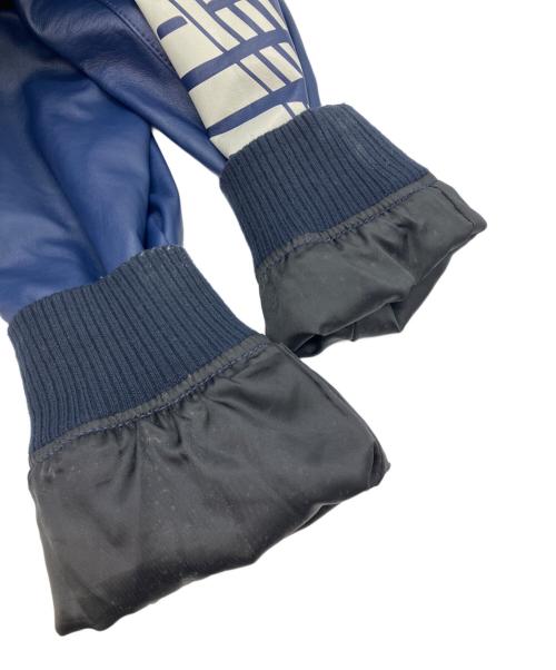 AVIREX（アヴィレックス）AVIREX (アヴィレックス) レザージャケット ネイビー サイズ:2XLの古着・服飾アイテム