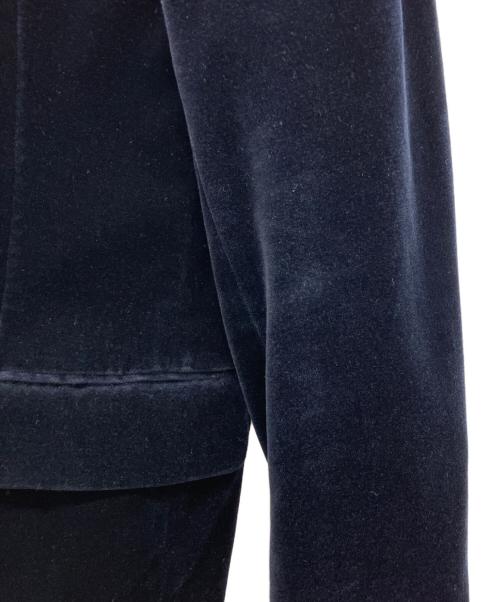 TOMORROW LAND（トゥモローランド）TOMORROW LAND (トゥモローランド) ベロアテーラードジャケット ネイビー サイズ:48の古着・服飾アイテム