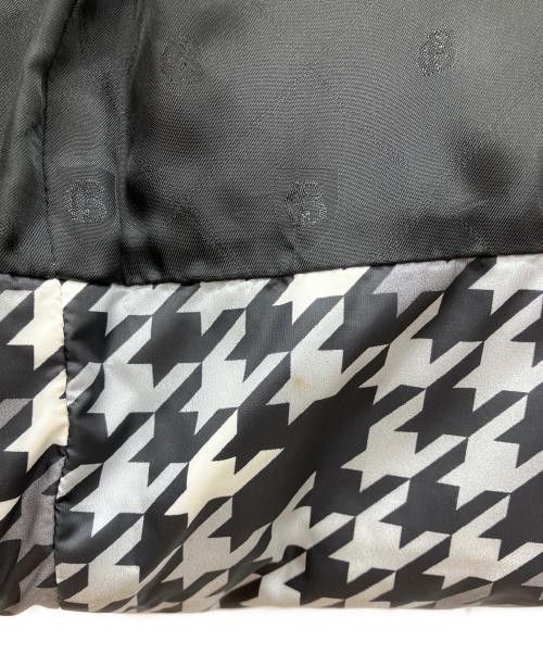 BLACK LABEL CRESTBRIDGE（ブラックレーベル クレストブリッジ）BLACK LABEL CRESTBRIDGE (ブラックレーベル クレストブリッジ) 千鳥格子柄ダウンジャケット ブラック サイズ:Mの古着・服飾アイテム