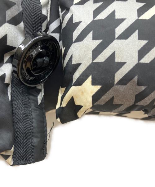 BLACK LABEL CRESTBRIDGE（ブラックレーベル クレストブリッジ）BLACK LABEL CRESTBRIDGE (ブラックレーベル クレストブリッジ) 千鳥格子柄ダウンジャケット ブラック サイズ:Mの古着・服飾アイテム