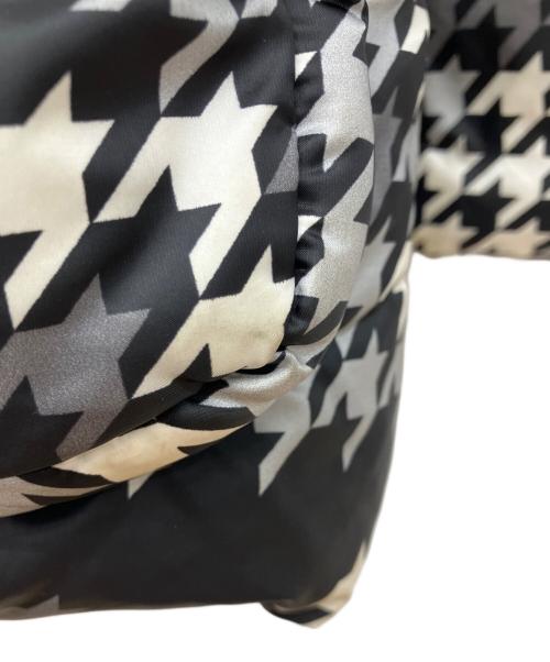 BLACK LABEL CRESTBRIDGE（ブラックレーベル クレストブリッジ）BLACK LABEL CRESTBRIDGE (ブラックレーベル クレストブリッジ) 千鳥格子柄ダウンジャケット ブラック サイズ:Mの古着・服飾アイテム