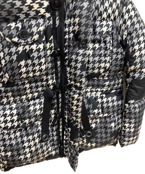 BLACK LABEL CRESTBRIDGE（ブラックレーベル クレストブリッジ）BLACK LABEL CRESTBRIDGE (ブラックレーベル クレストブリッジ) 千鳥格子柄ダウンジャケット ブラック サイズ:Mの古着・服飾アイテム