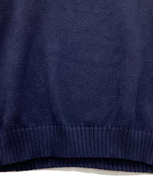 POLO RALPH LAUREN（ポロ・ラルフローレン）POLO RALPH LAUREN (ポロ・ラルフローレン) アイコニック フラッグ セーター　星条旗クルーネックニット　アメリカンフラッグ ネイビー サイズ:Ｍの古着・服飾アイテム