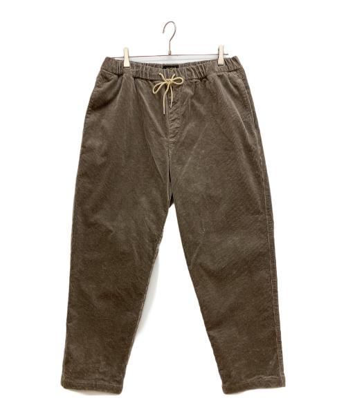 studio oribe（スタジオオリベ）studio oribe (スタジオオリベ) Corduroy Easy Pants　コーデュロイイージーパン ブラウン サイズ:L 未使用品の古着・服飾アイテム